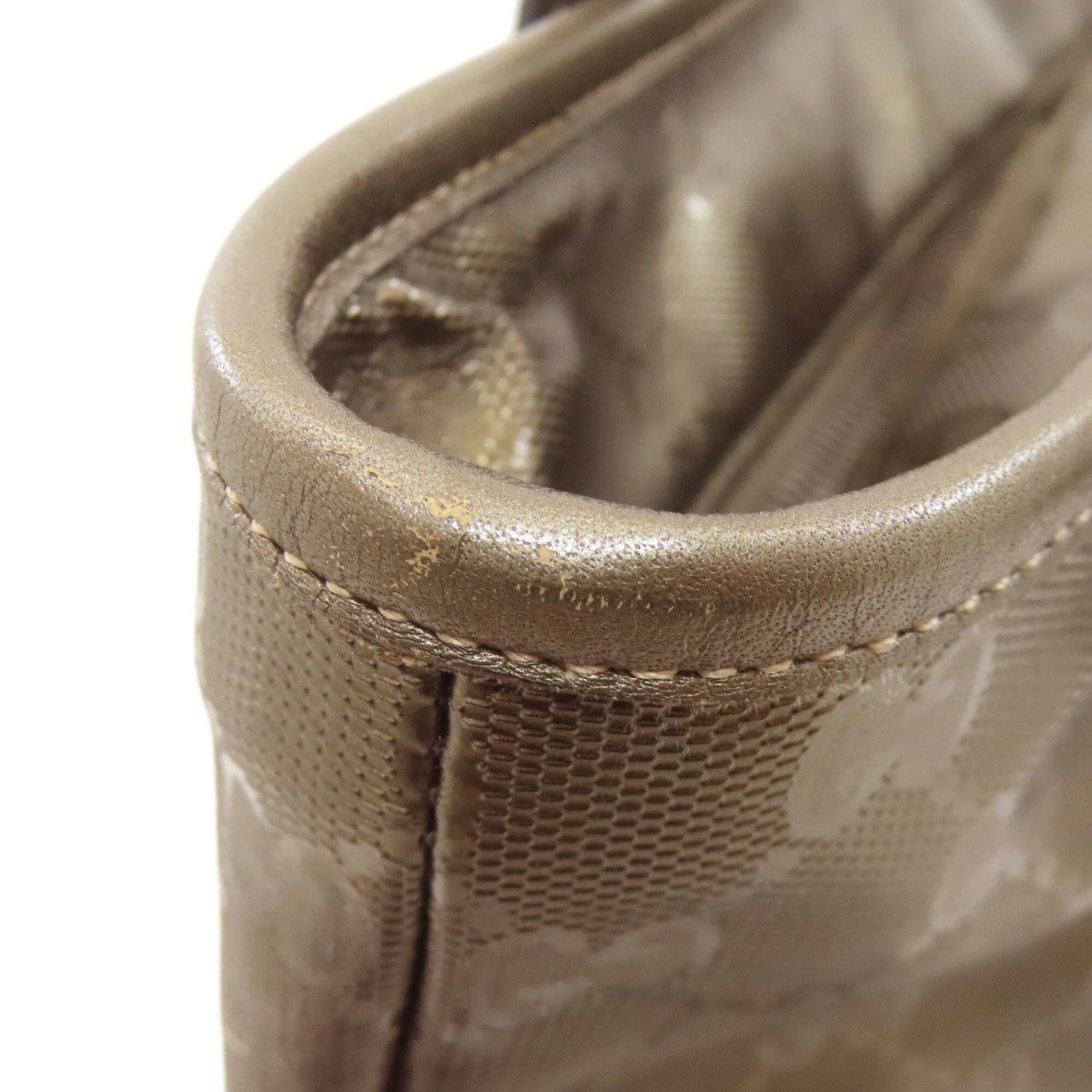 Gucci Bronze Pvc Handbag (Pre-Owned)