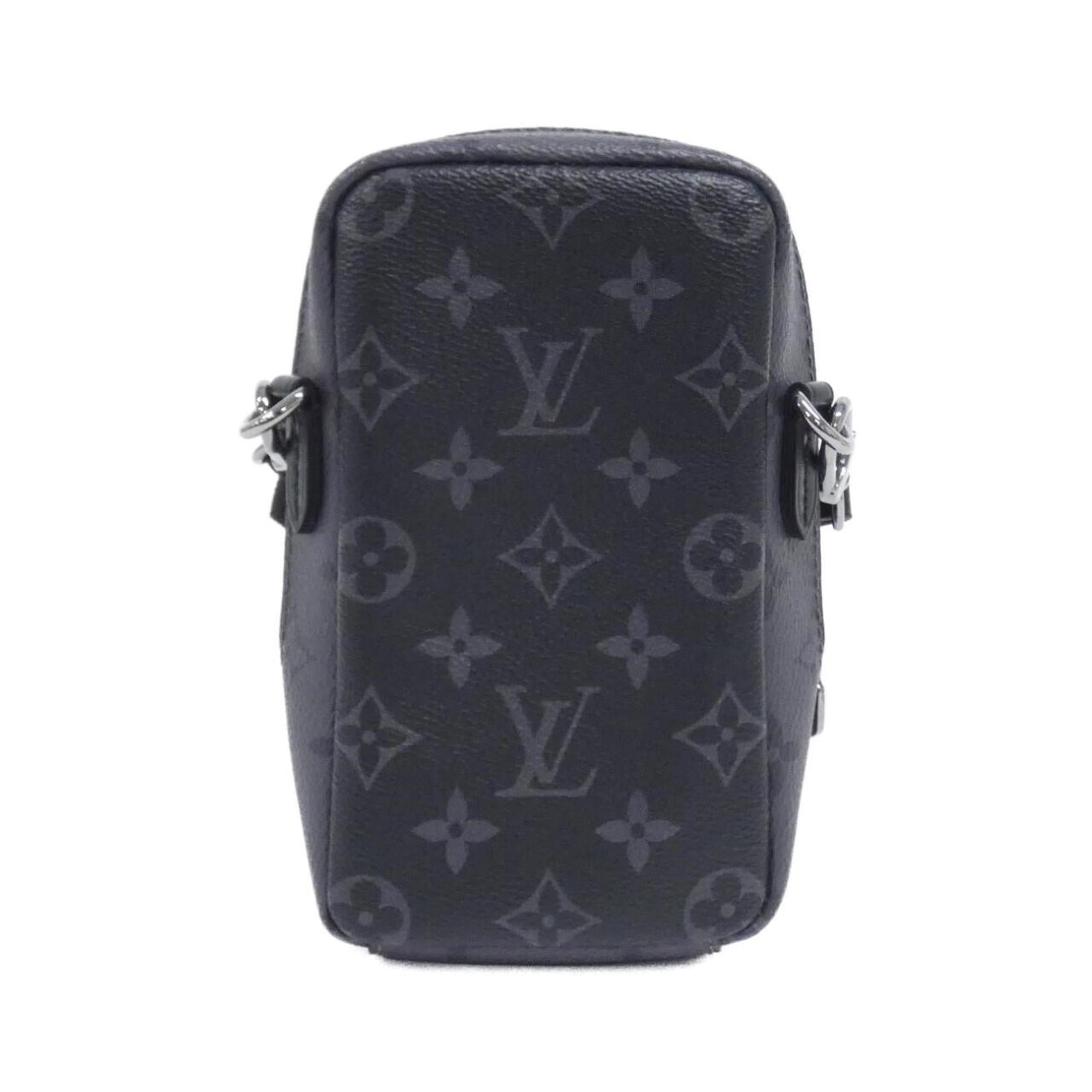 Louis Vuitton Black Coated Canvas Shoulder Bag