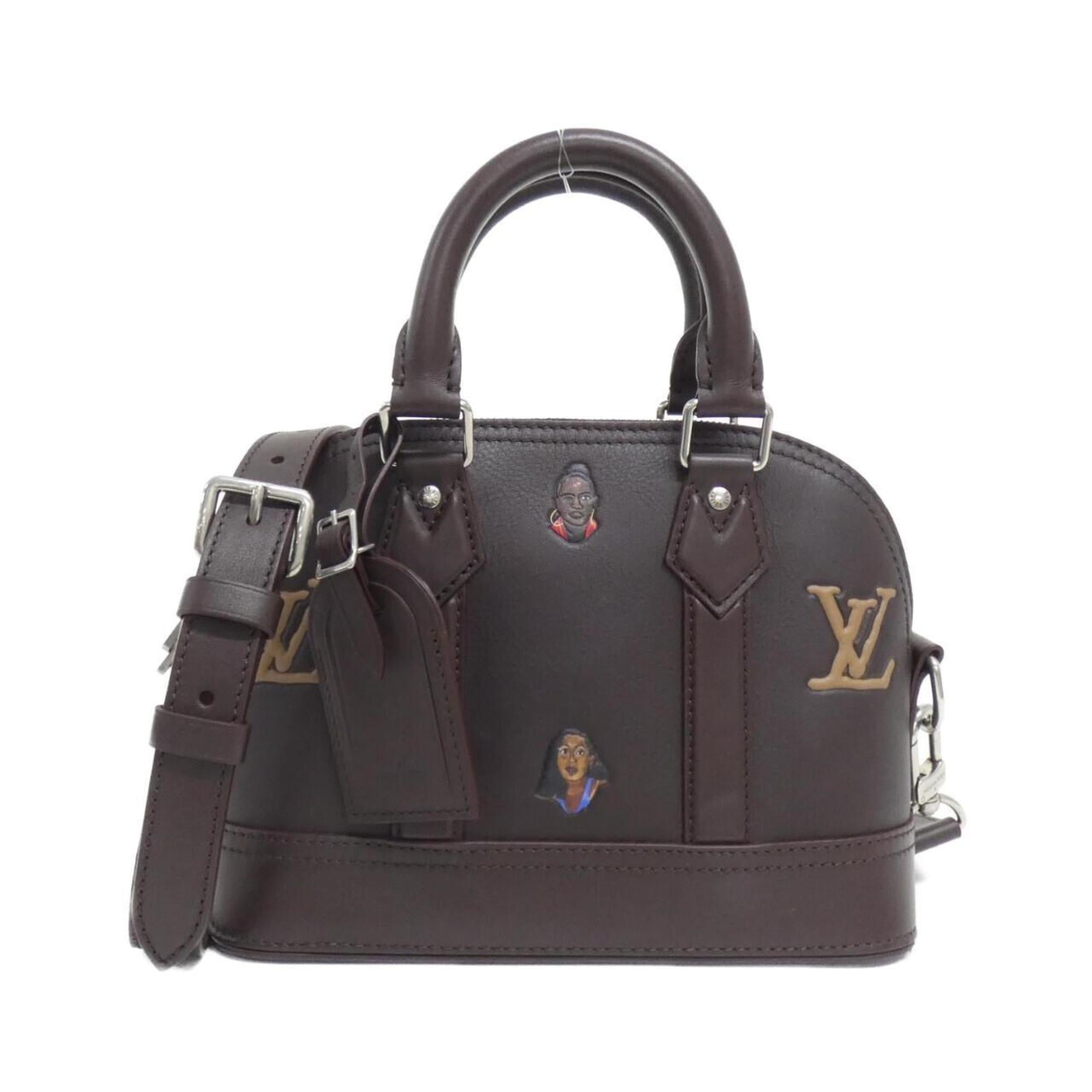 Louis Vuitton Brown Leather Handbag