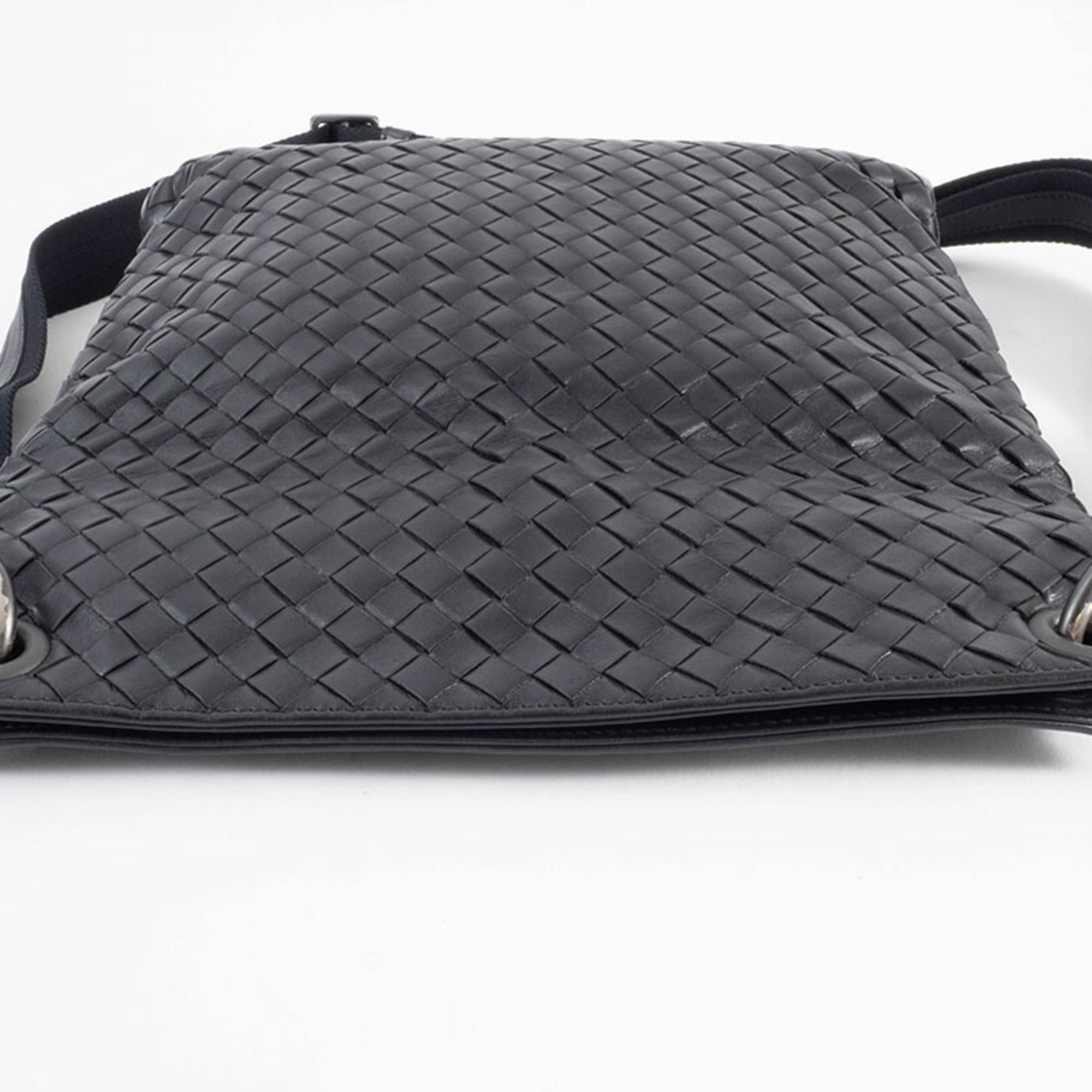 Bottega Veneta Black Leather Shoulder Bag