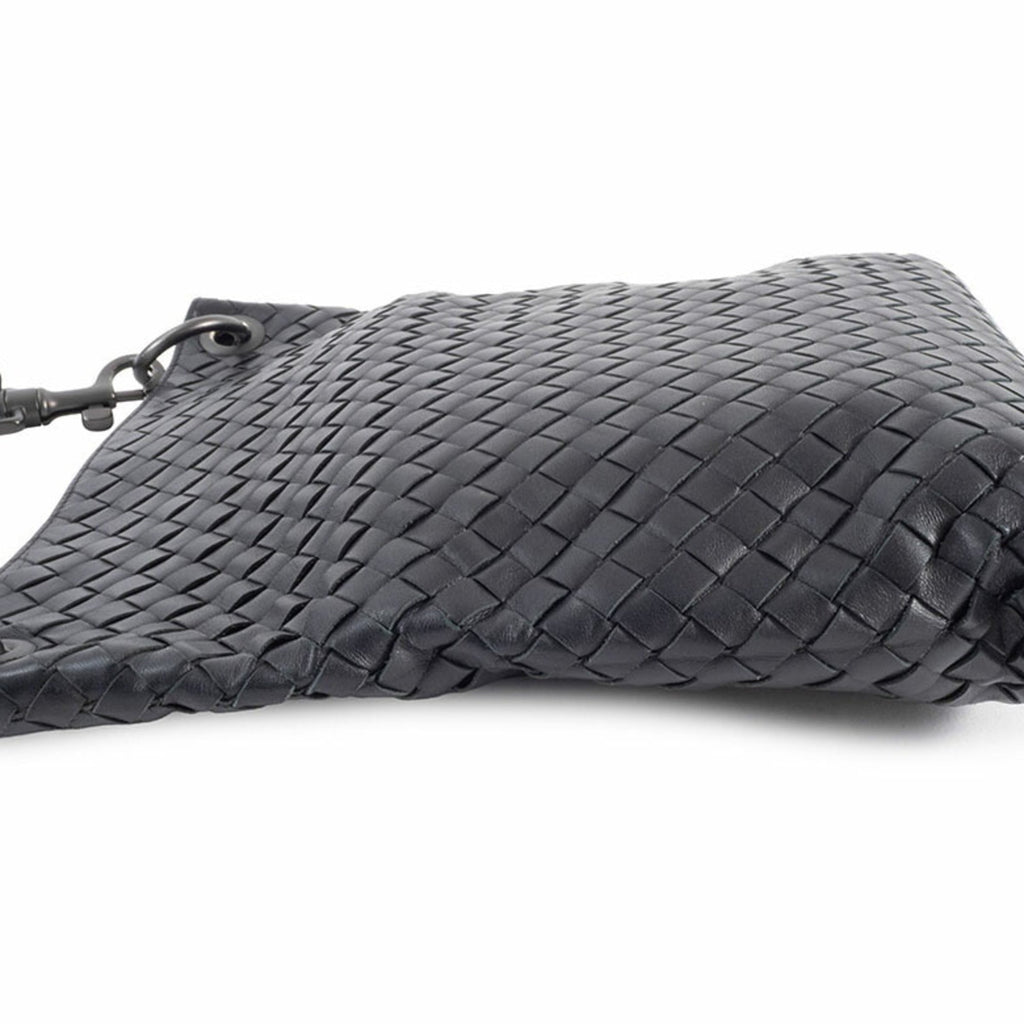 Bottega Veneta Black Leather Shoulder Bag