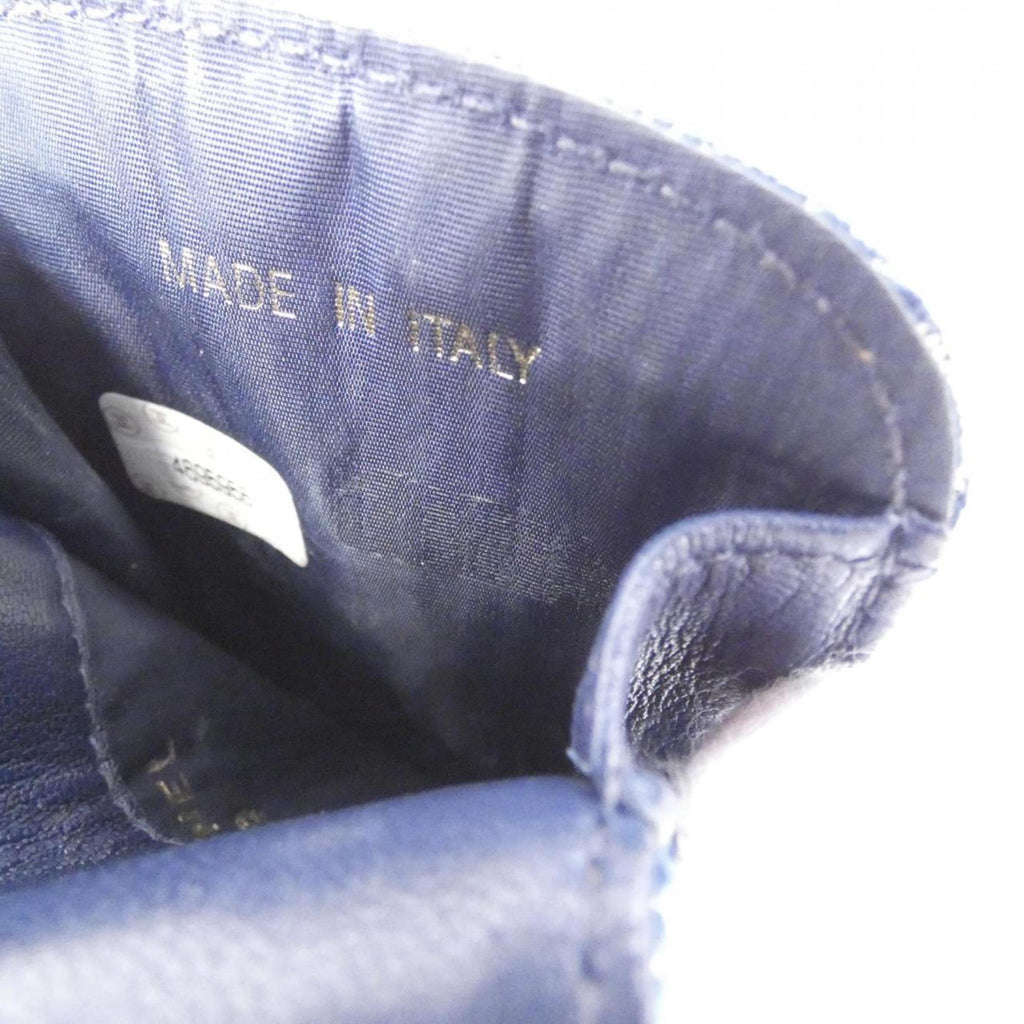 Chanel Blue Denim Pouch