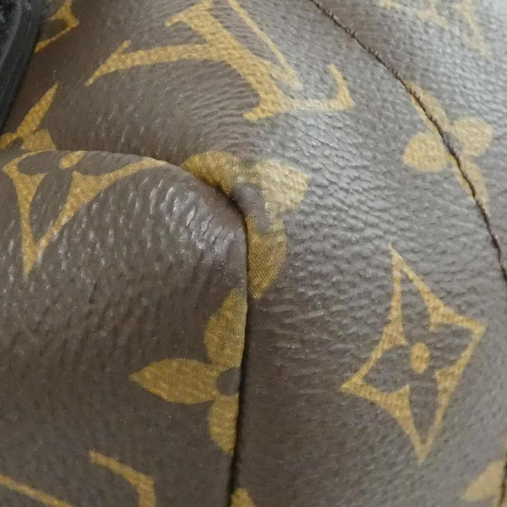 Louis Vuitton Brown Coated Canvas Backpack