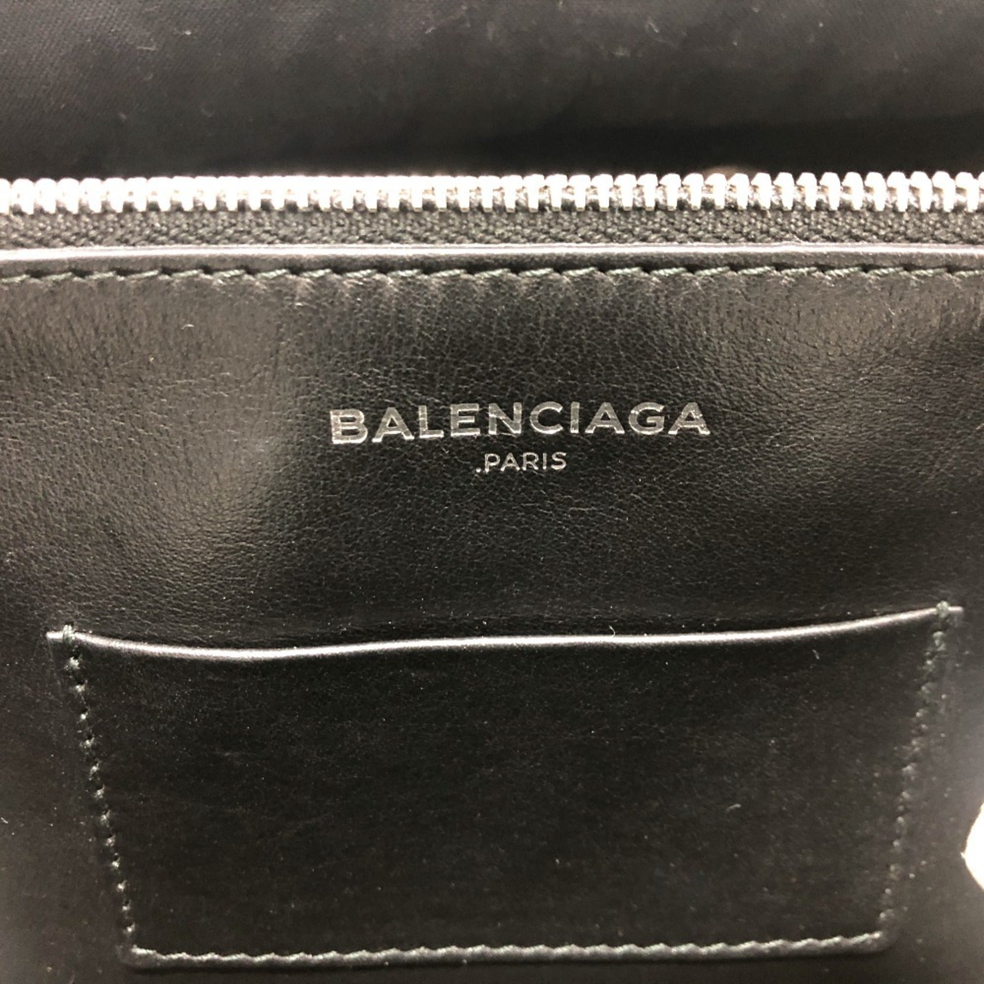 Balenciaga White Leather Hand
