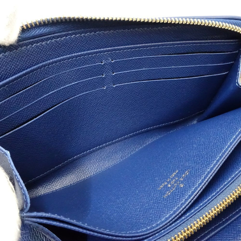 Louis Vuitton Monogram Blue Canvas Long Wallet