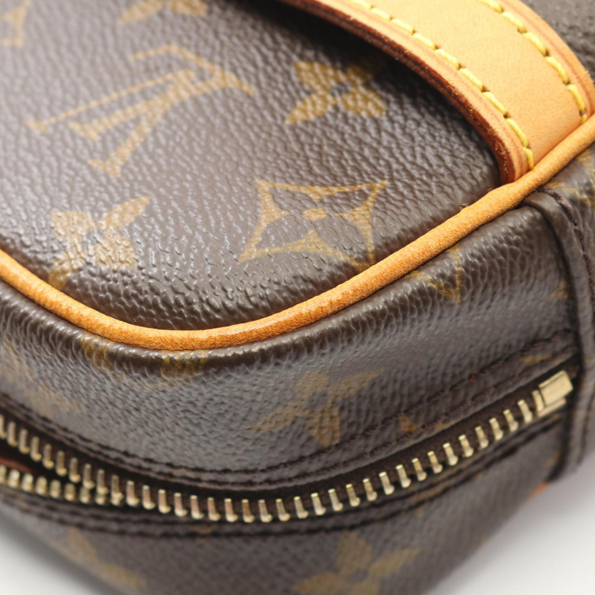 Louis Vuitton Brown Monogram Coated Canvas Leather Shoulder Bag