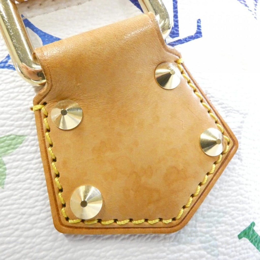 Louis Vuitton Multi-Color White Coated Canvas Handbag