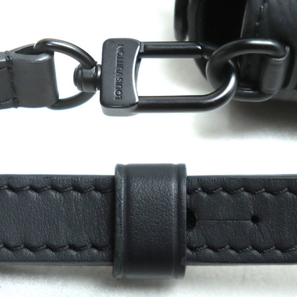 Louis Vuitton Black Leather Shoulder Bag