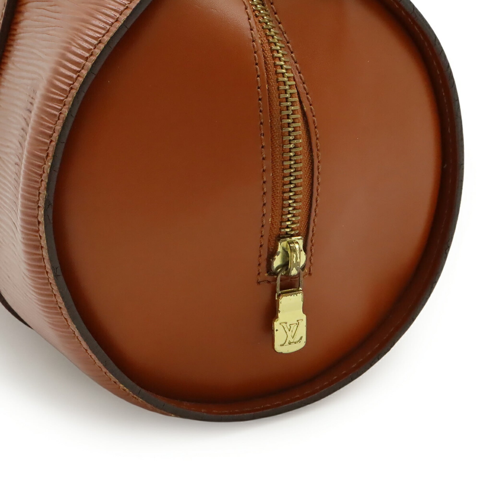 Louis Vuitton Brown Epi Leather Handbag Pouch Shoulder Bag