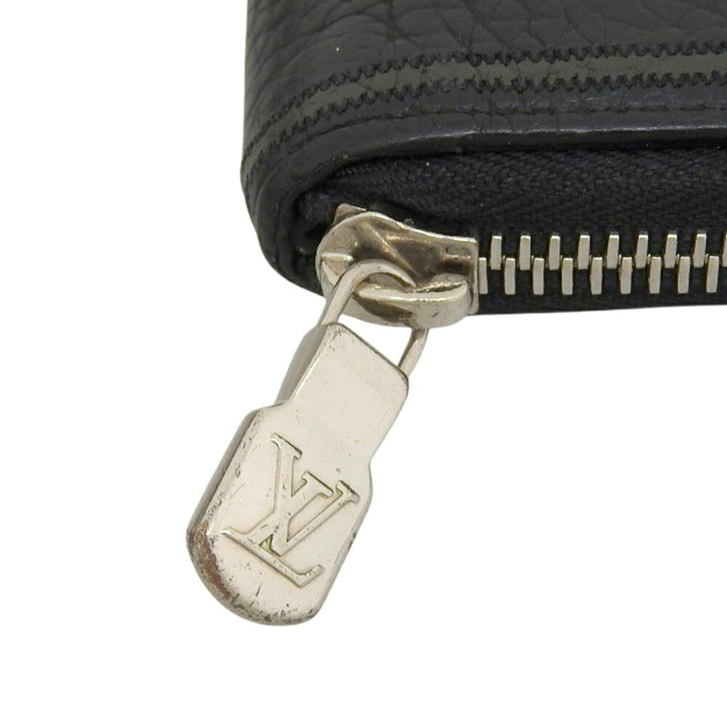 Louis Vuitton Black Leather Long Wallet
