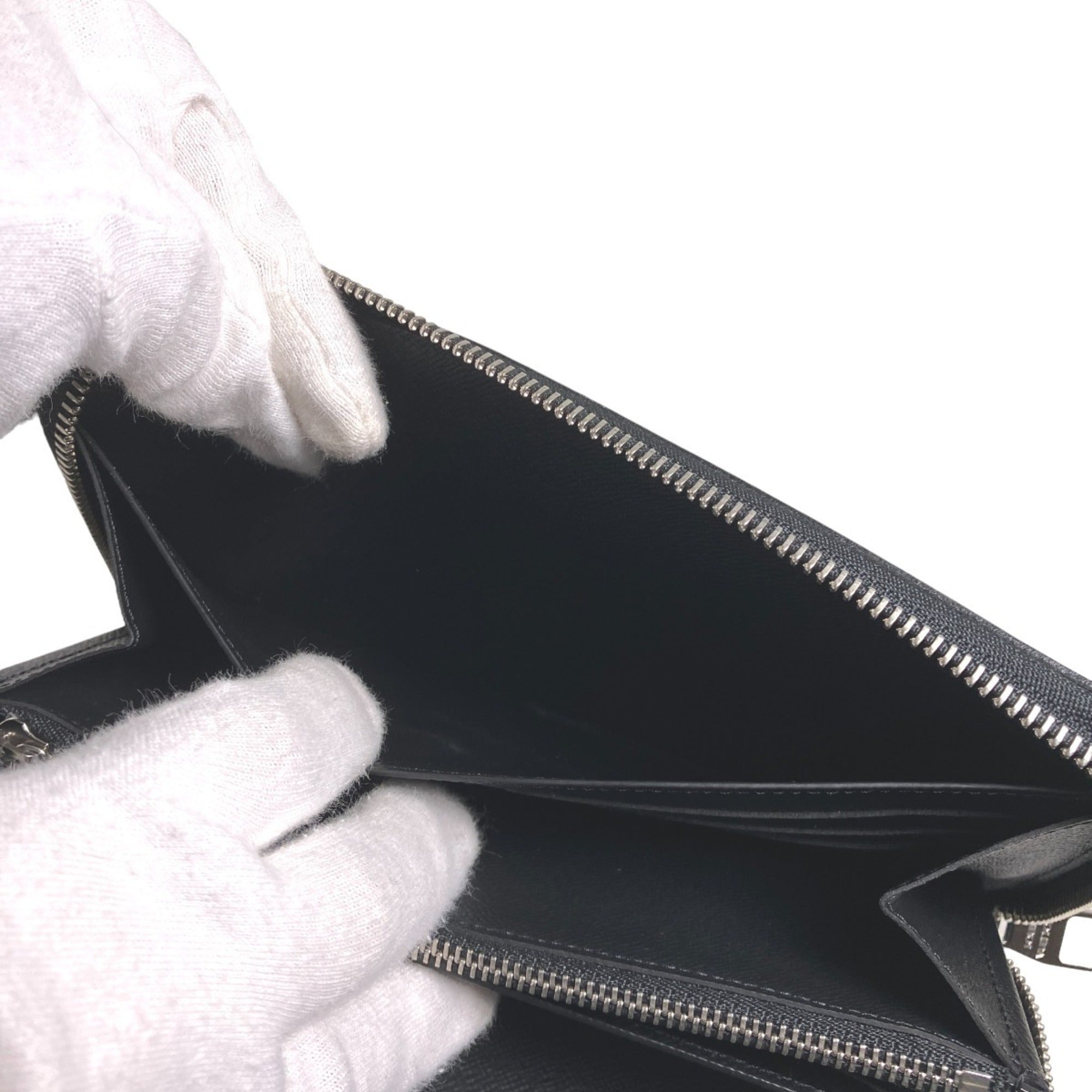 Louis Vuitton Noir Epi Leather Long Wallet