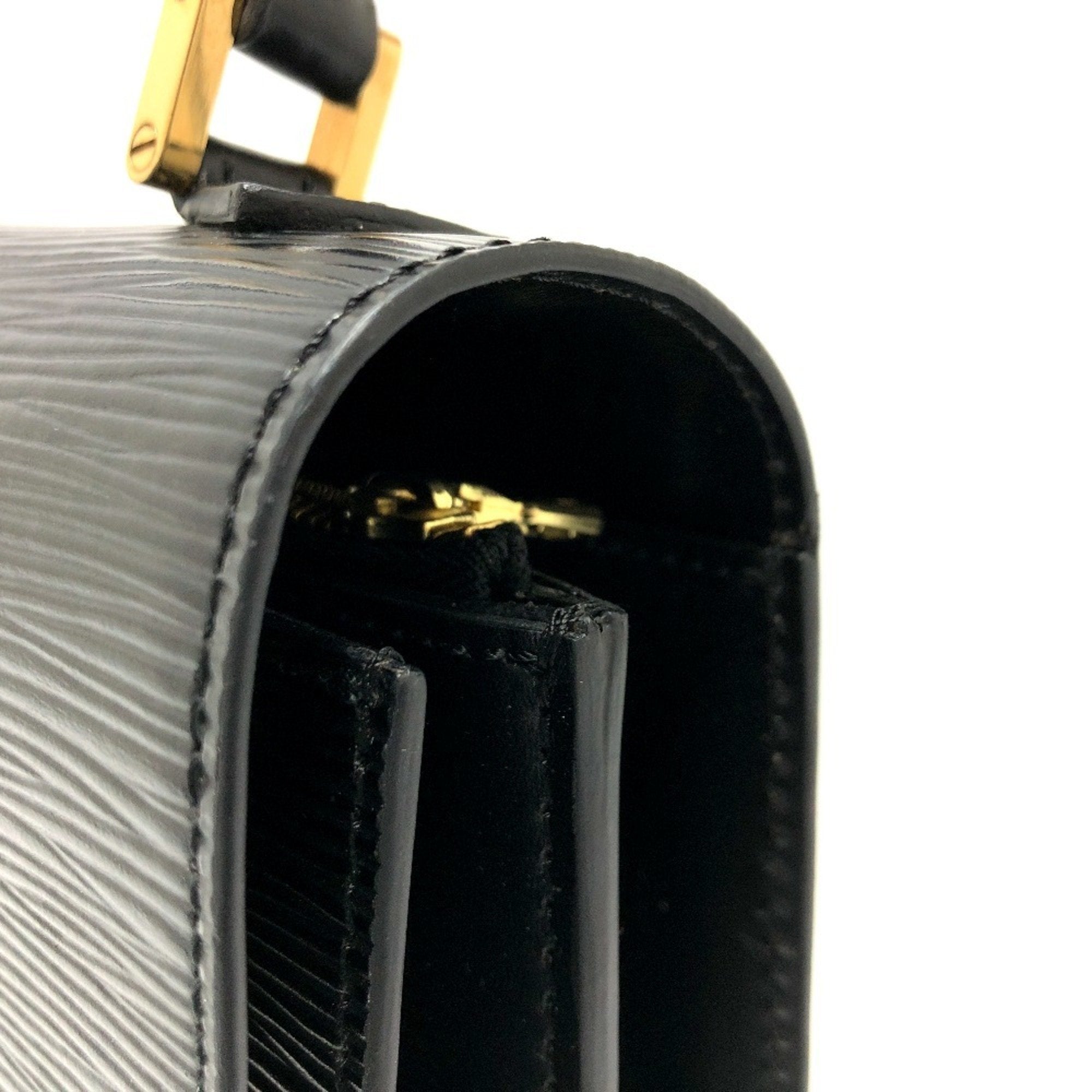 Louis Vuitton Black Epi Leather Handbag