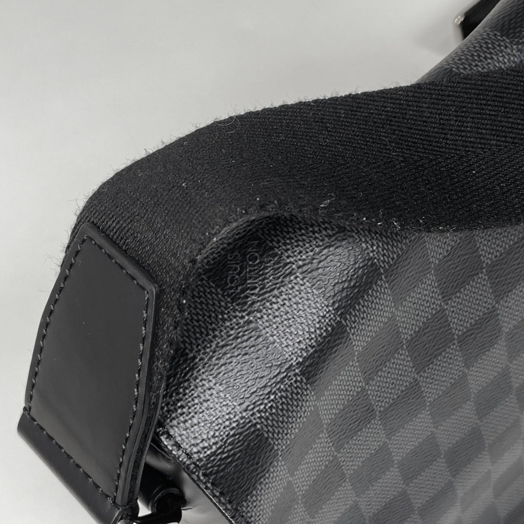 Louis Vuitton Black Noir Damier Graphite Shoulder Bag