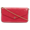 Louis Vuitton Monogram Vernis Hot Pink Monogram Vernis Chain/Shoulder Wallet