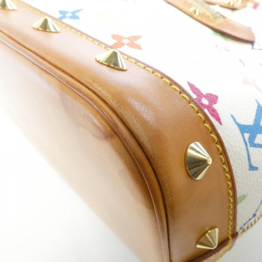 Louis Vuitton Multi-Color White Coated Canvas Handbag