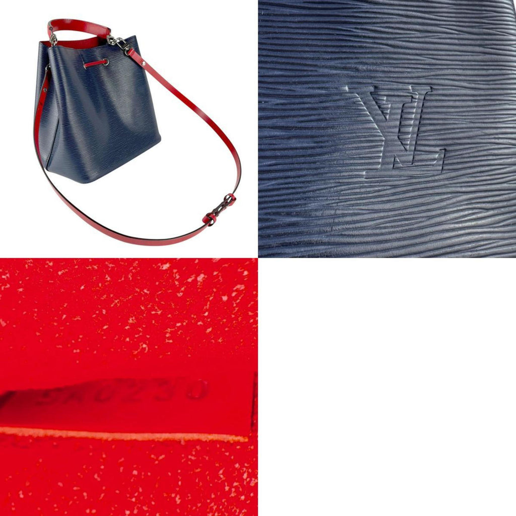 Louis Vuitton Blue Indigo Epi Leather Handbag Shoulder Bag