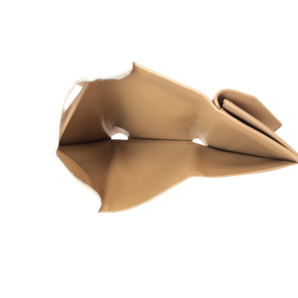 Balenciaga Beige Leather Wallet (Tri-Fold)