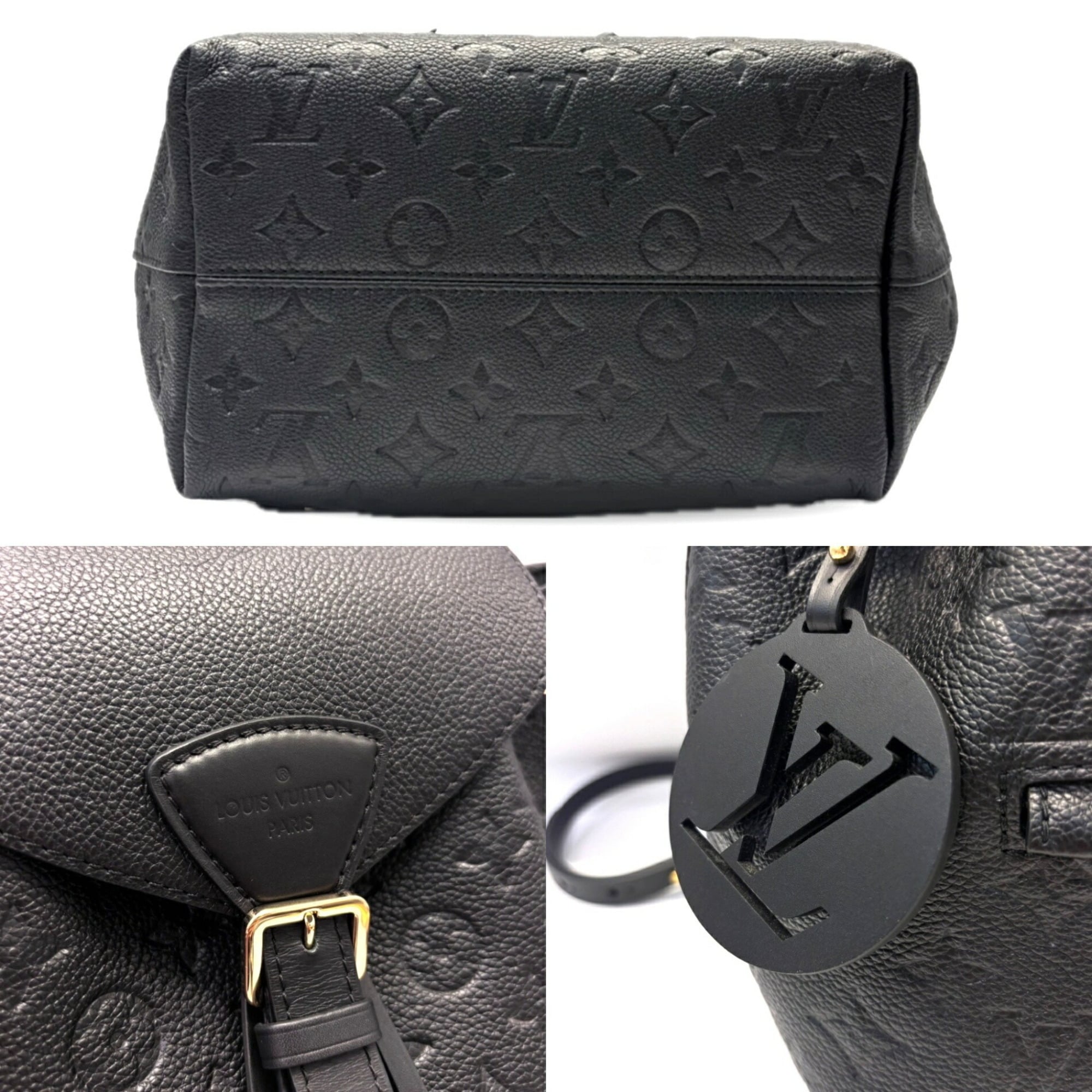 Louis Vuitton Noir Monogram Empreinte Backpack