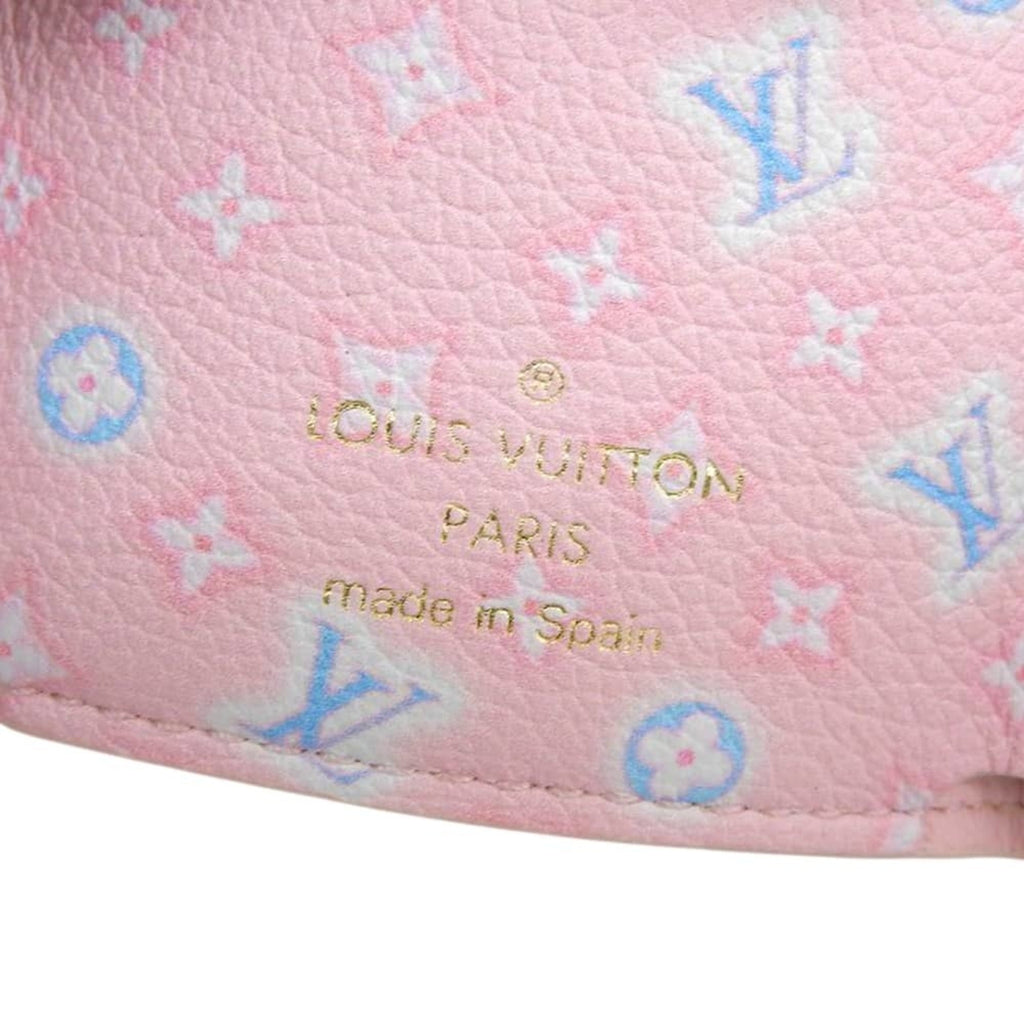 Louis Vuitton Pink Leather Wallet (Tri-Fold)