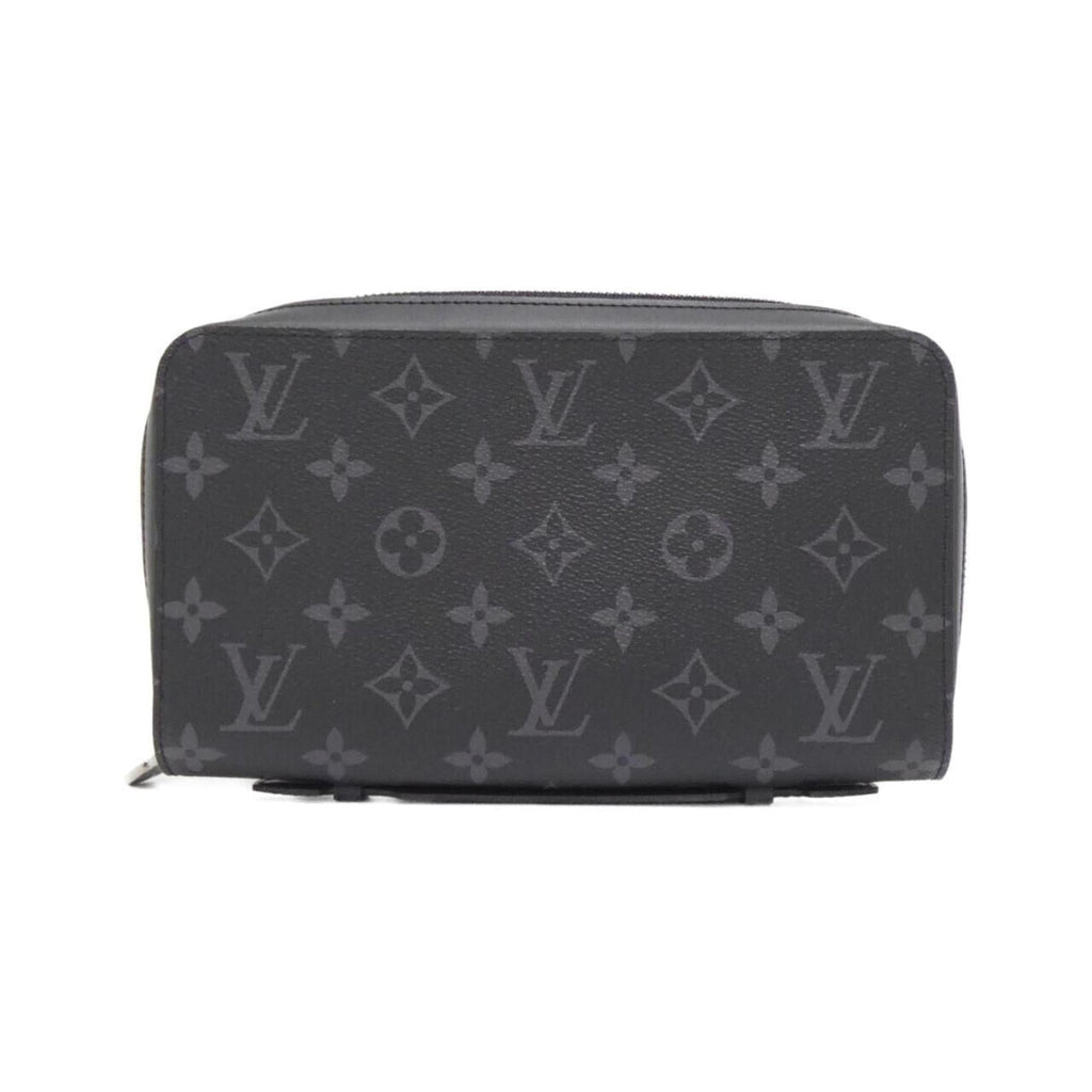 Louis Vuitton Black Coated Canvas Long Wallet