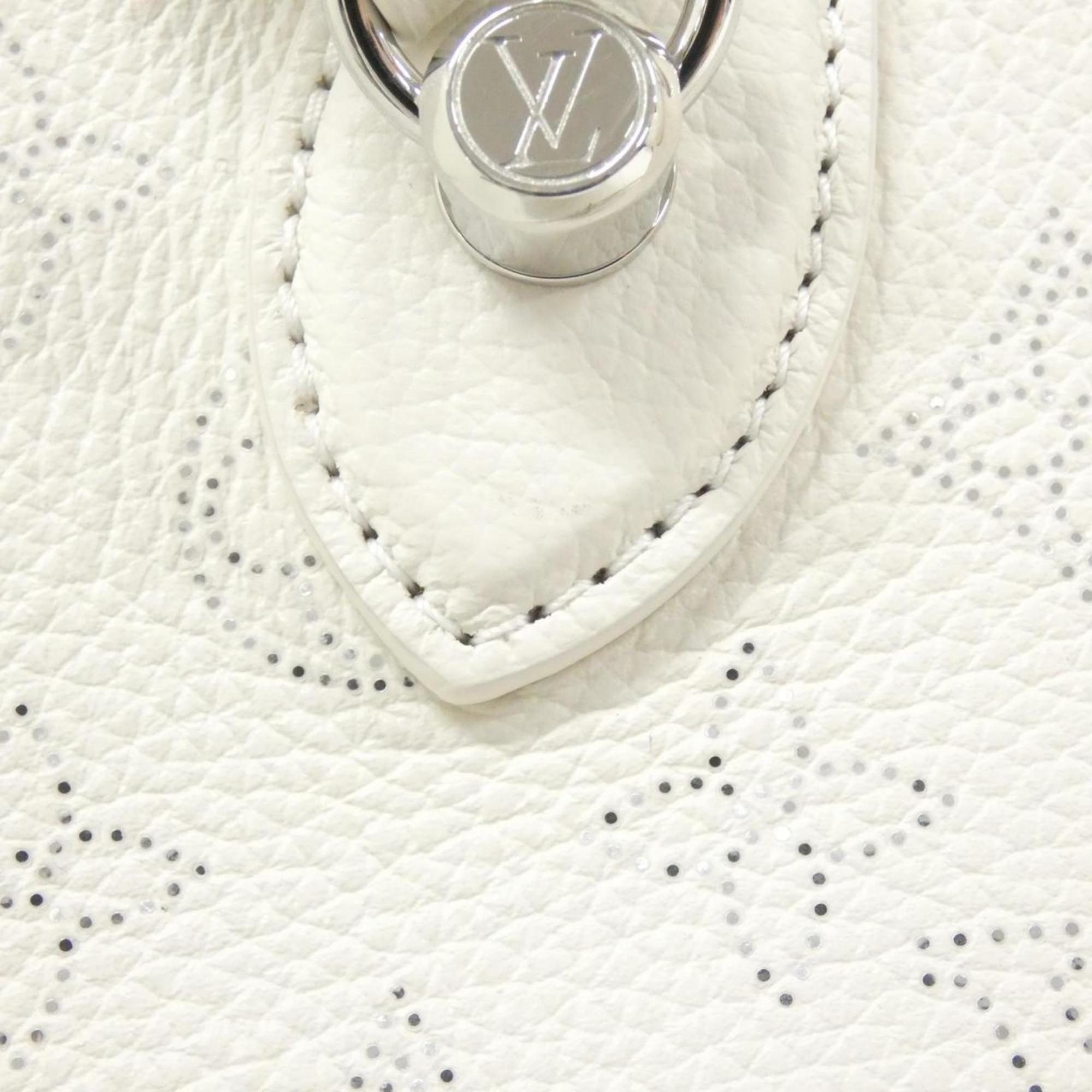 Louis Vuitton Mahina White Leather Handbag
