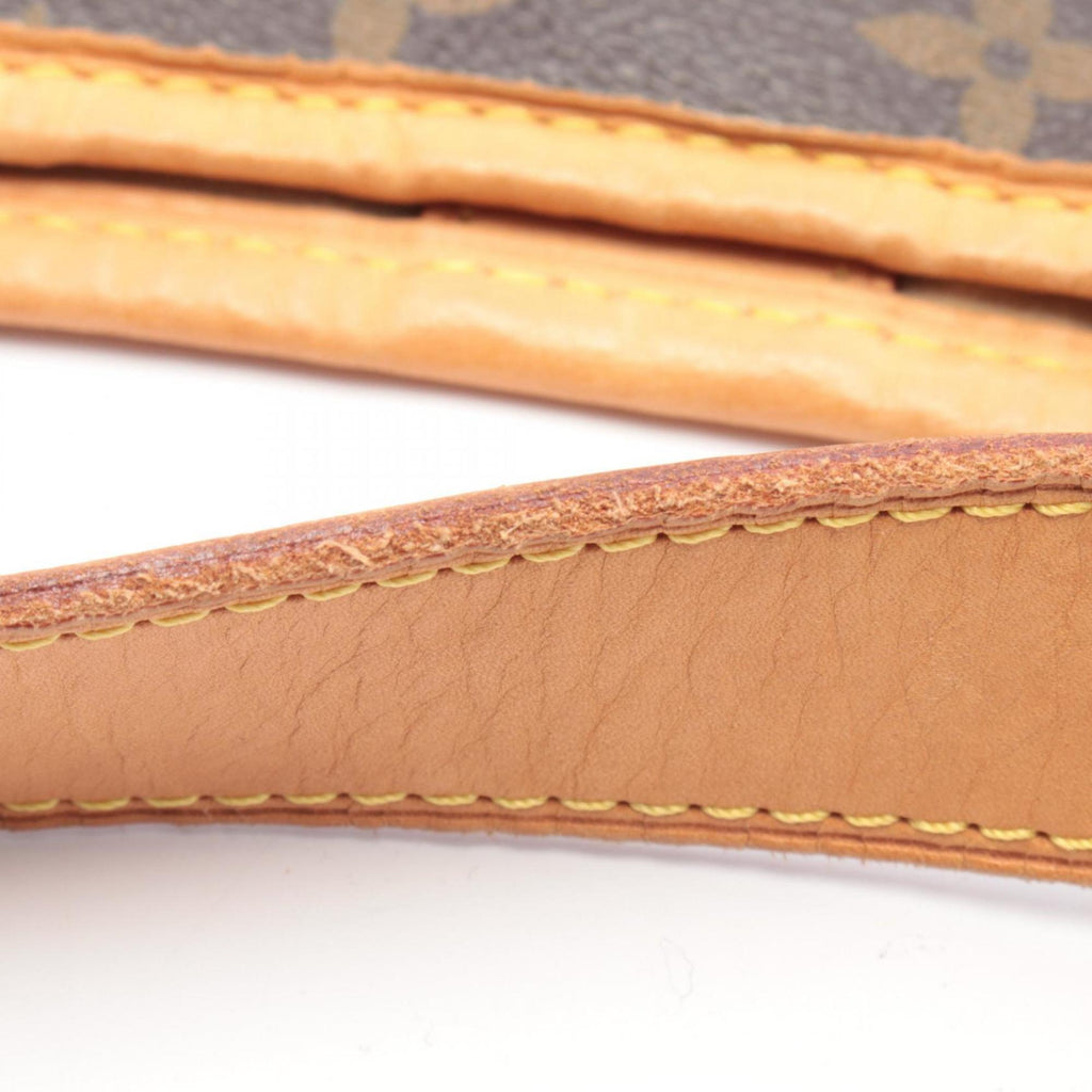 Louis Vuitton Brown Coated Canvas Pvc Monogram Leather Handbag Shoulder Bag