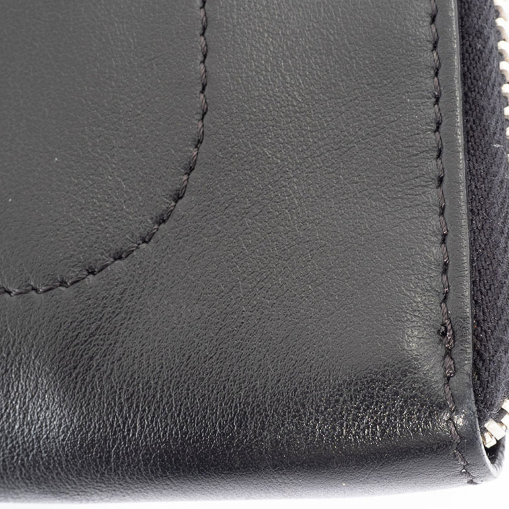 Fendi Black Leather Clutch Bag
