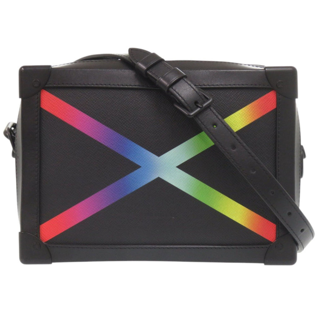 Louis Vuitton Black Leather Shoulder Bag