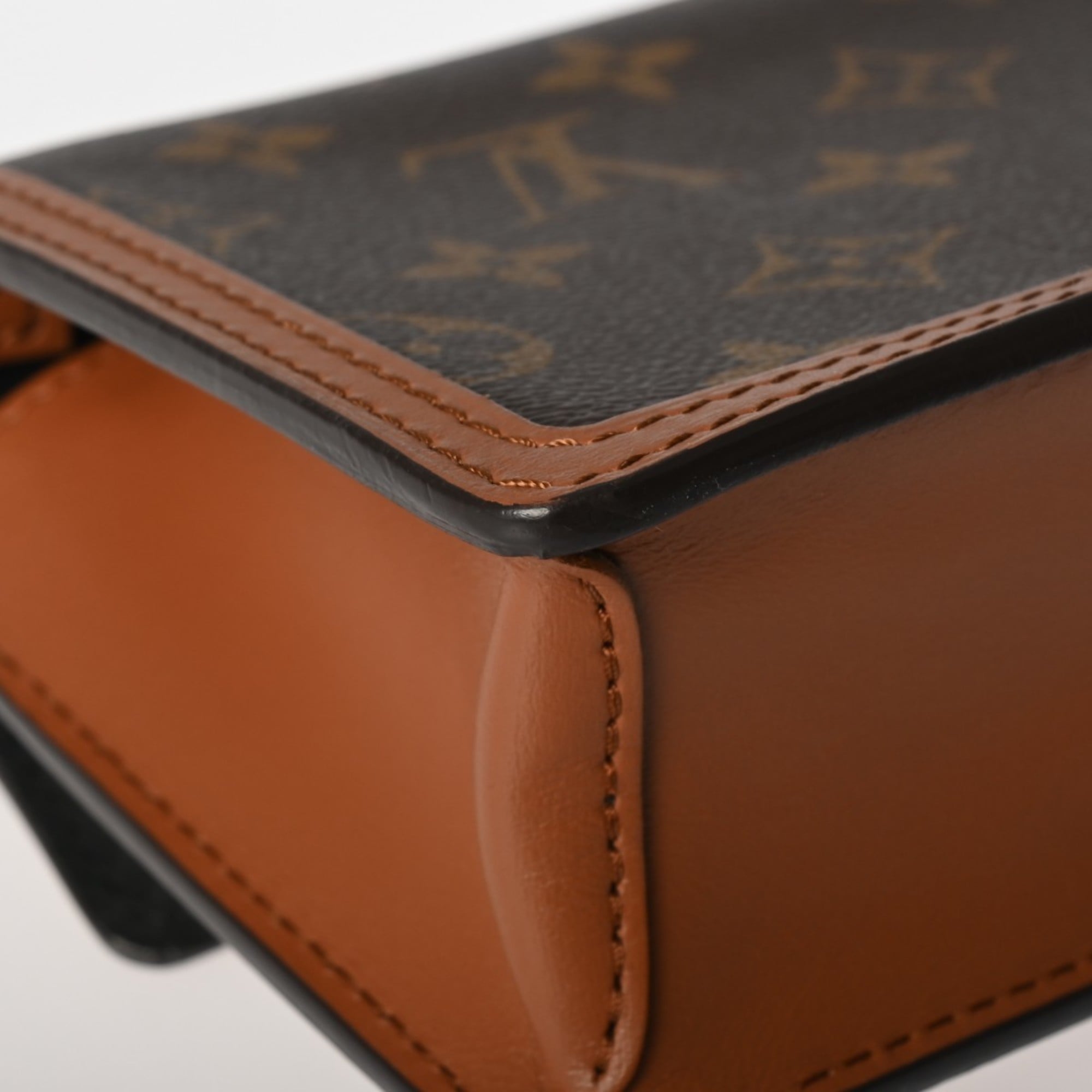Louis Vuitton Brown Monogram Canvas Shoulder Bag