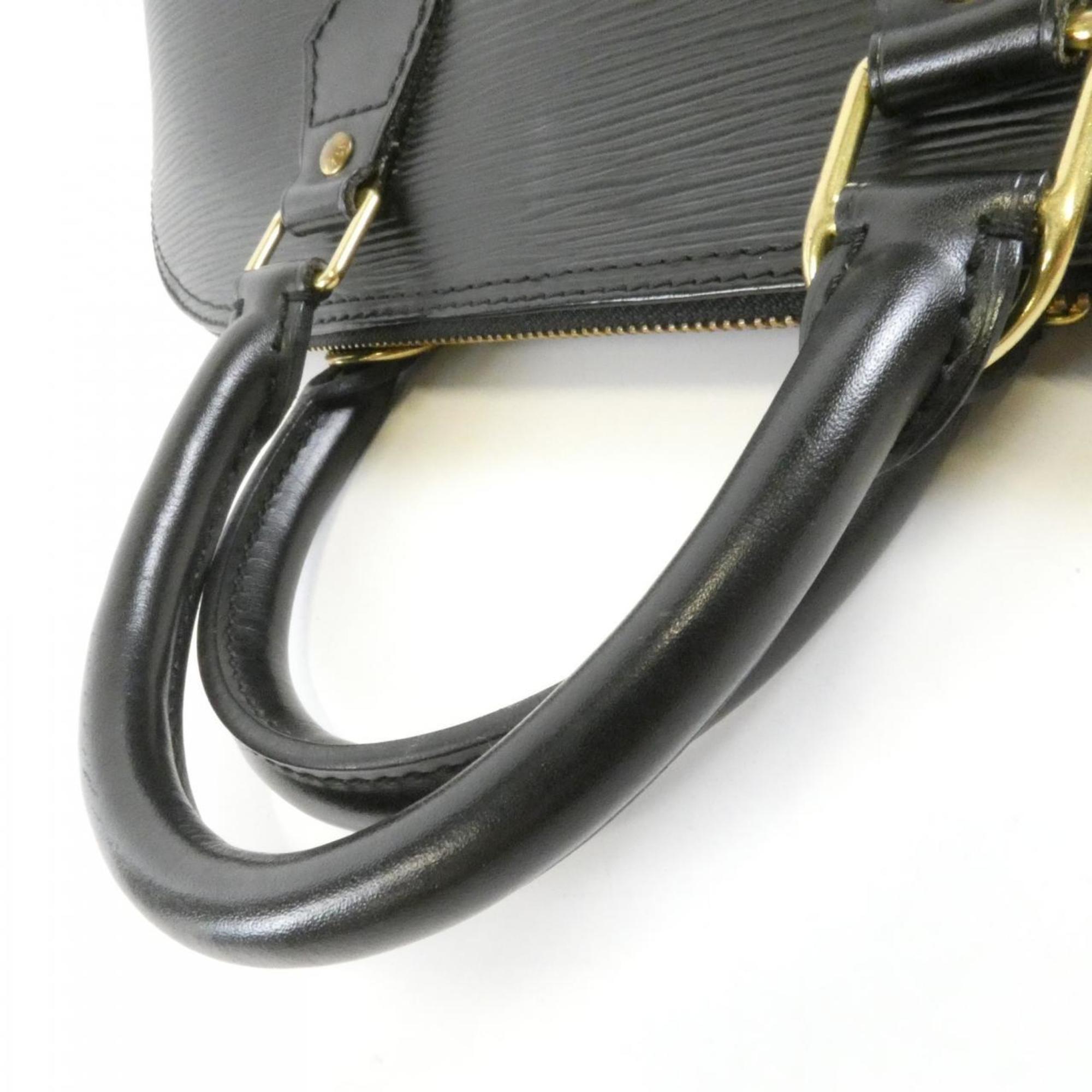 Louis Vuitton Black Leather Handbag