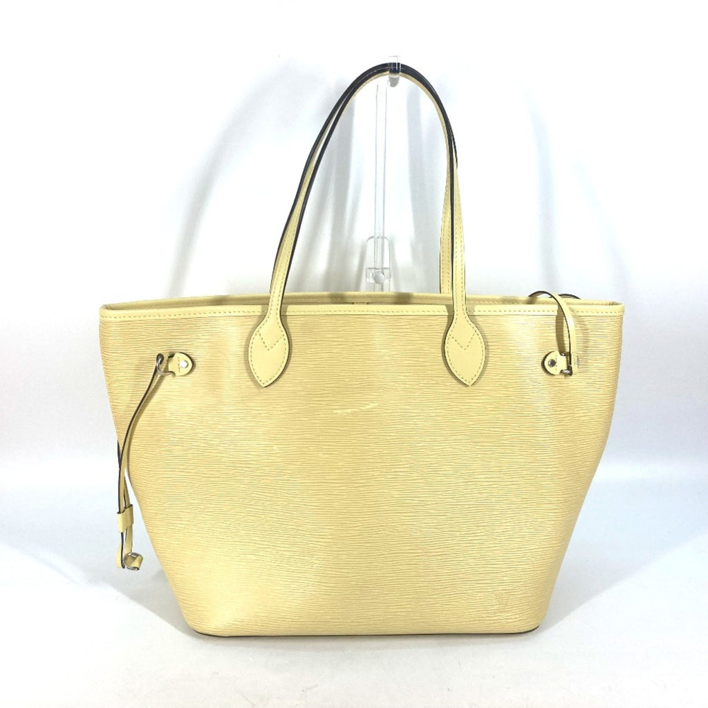 Louis Vuitton Yellow Leather Tote Bag