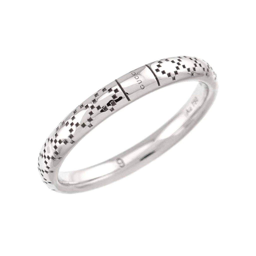 Gucci White Gold (18K) Band Ring (Pre-Owned)