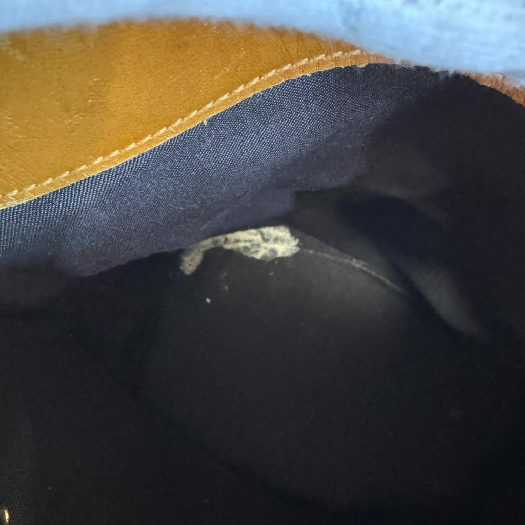 Louis Vuitton Brown Leather Shoulder Bag
