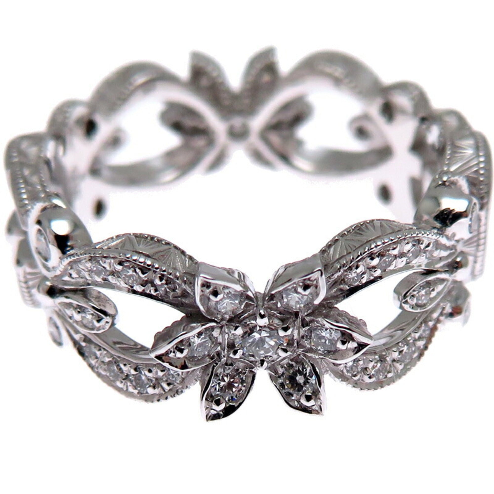 Gucci White Gold (18K) Band Ring (Pre-Owned)