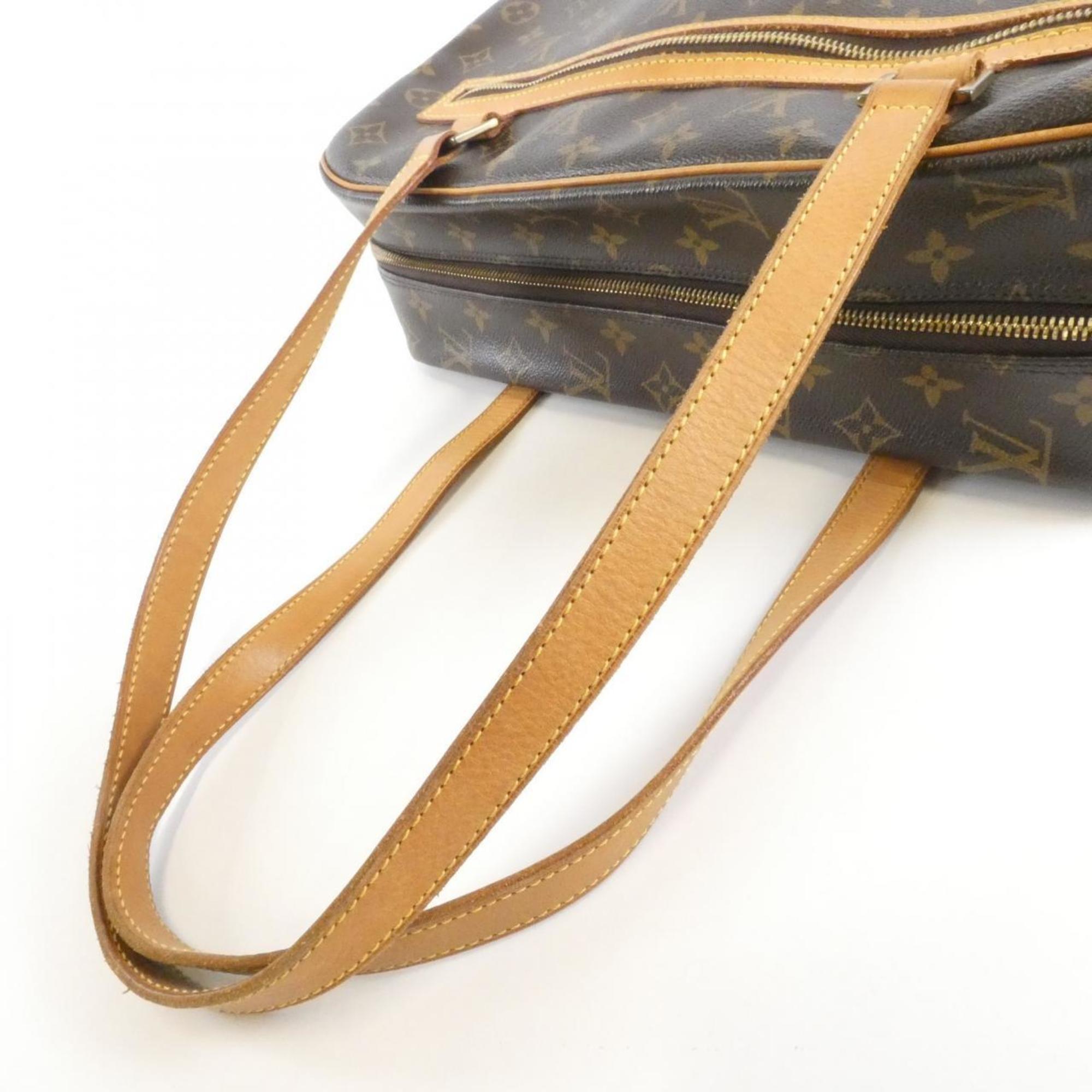 Louis Vuitton Brown Coated Canvas Shoulder Bag