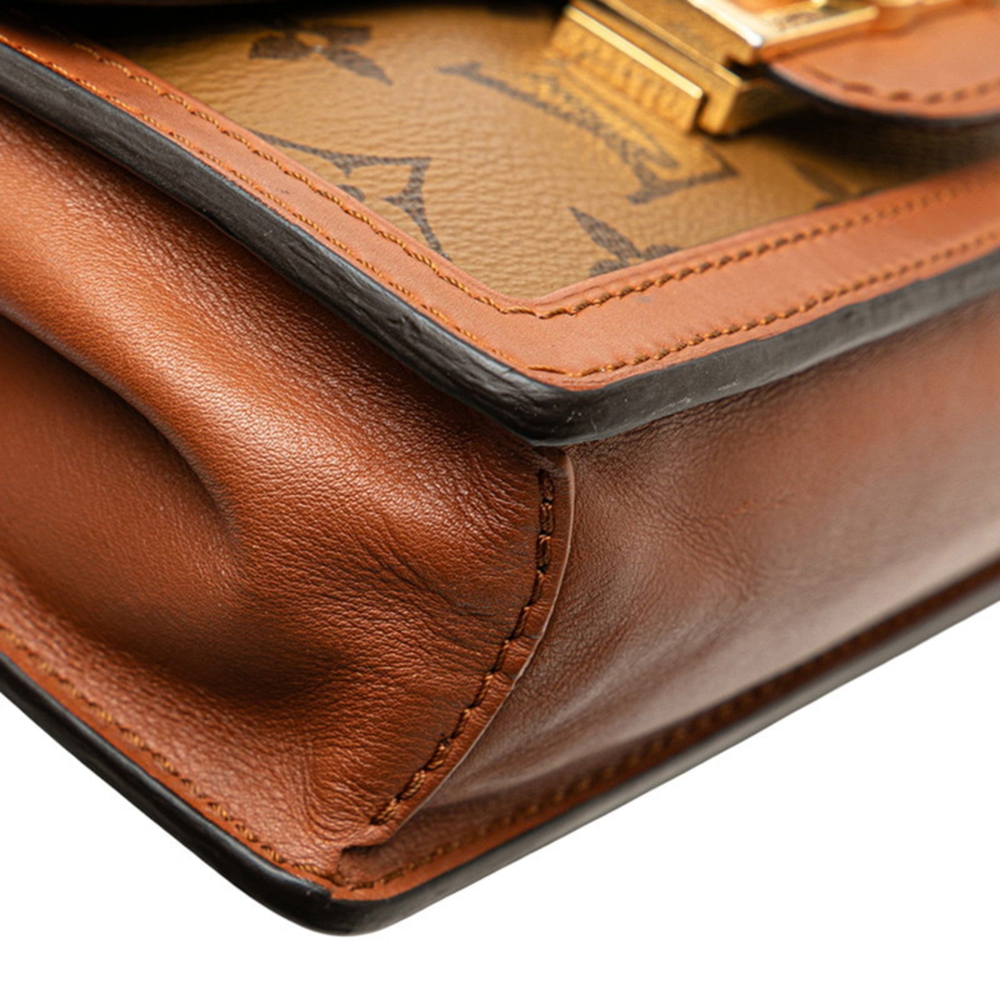 Louis Vuitton Monogram Reverse Brown Pvc Leather Sling Bag