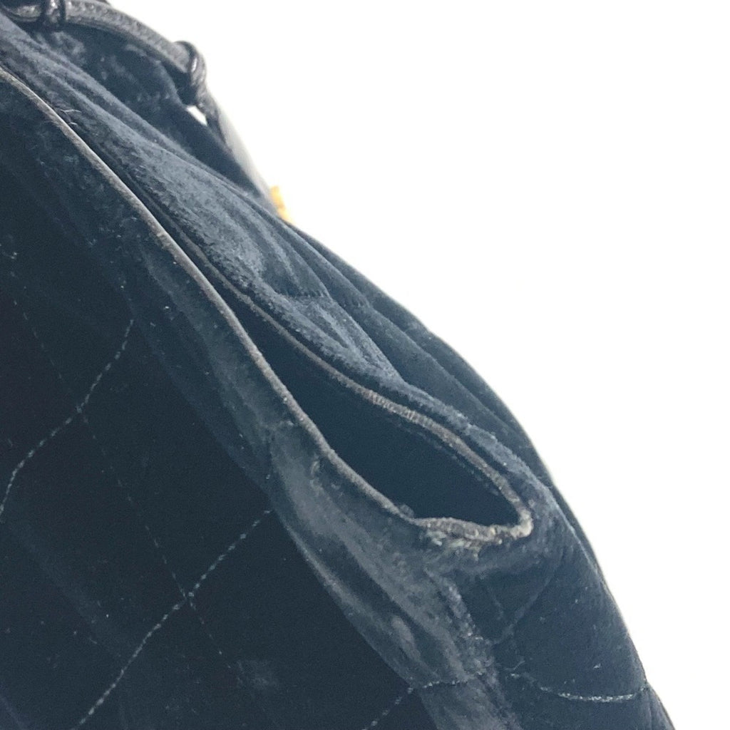 Chanel Black Leather Handbag Tote Bag