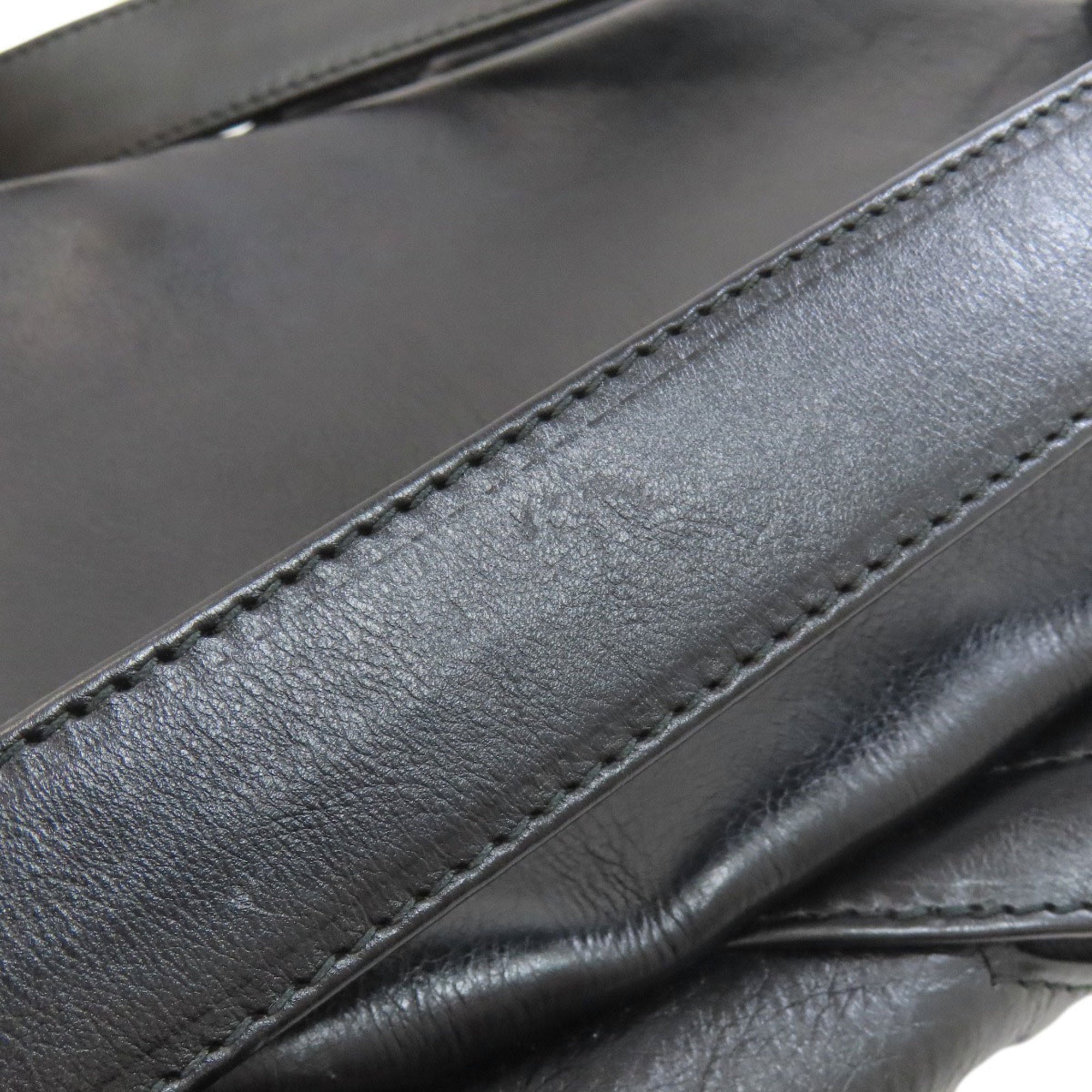 Balenciaga Black Leather Backpack