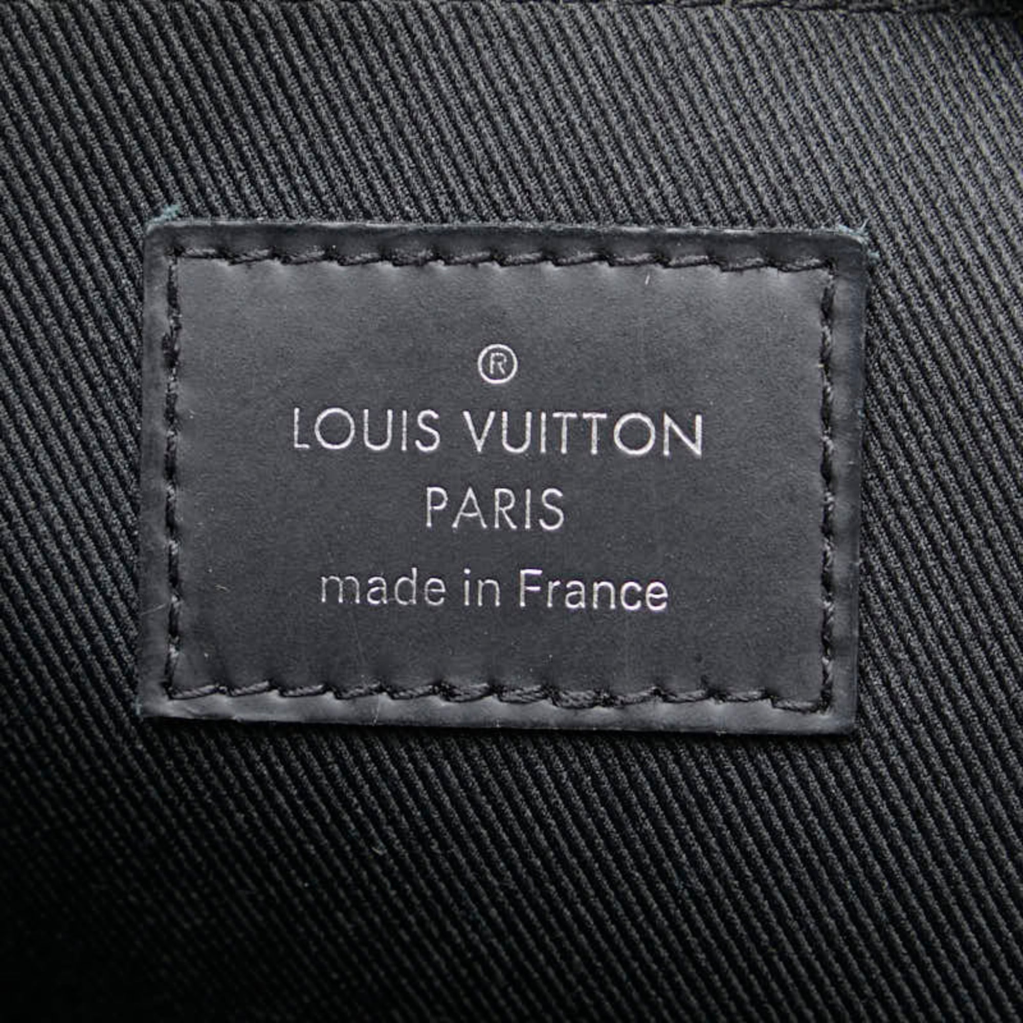 Louis Vuitton Monogram Eclipse Black Monogram Eclipse White Pvc Leather Clutch Bag Pochette