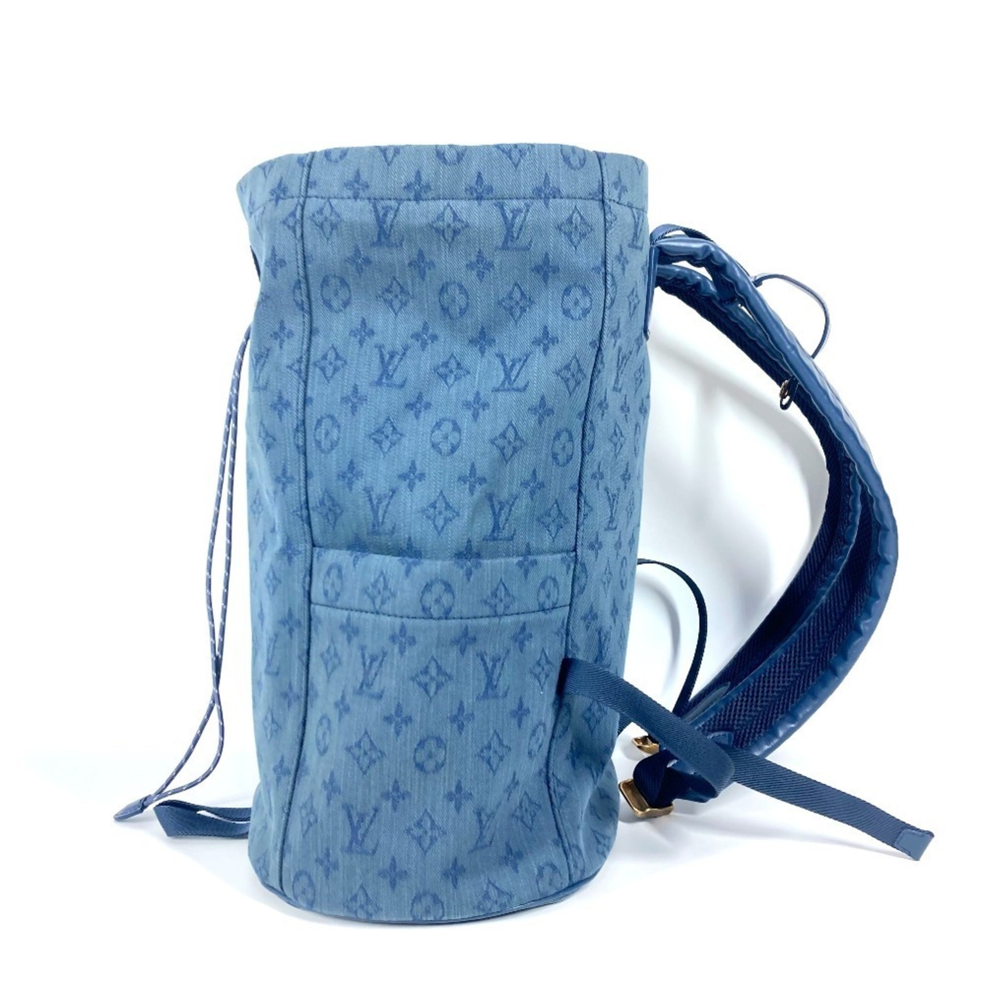 Louis Vuitton Blue Monogram Denim Canvas Backpack
