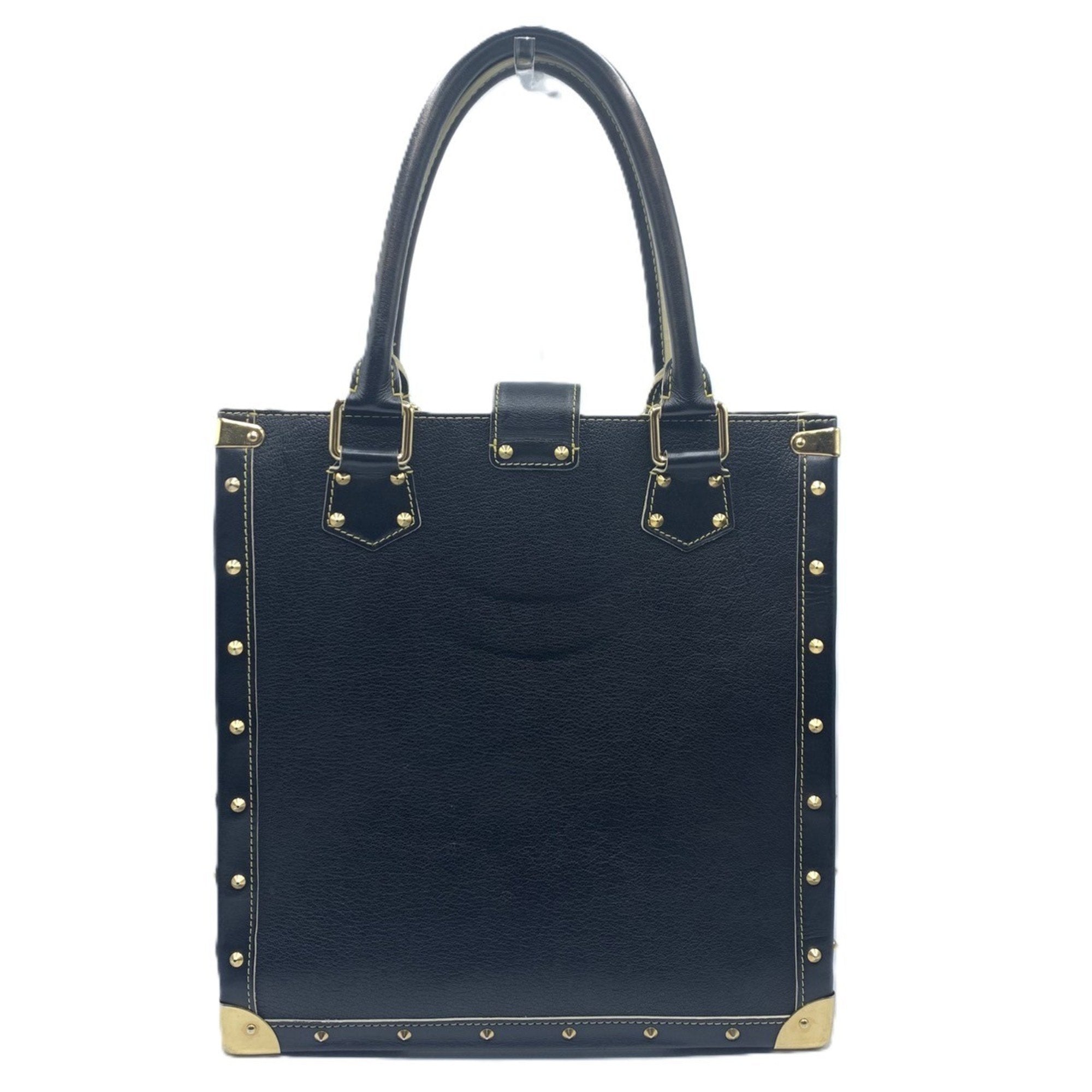 Louis Vuitton Black Suhali Leather Handbag Tote Bag
