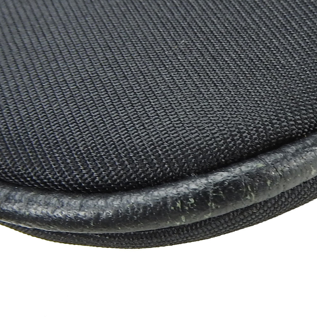 Burberry Beige Black Canvas Leather Shoulder Bag