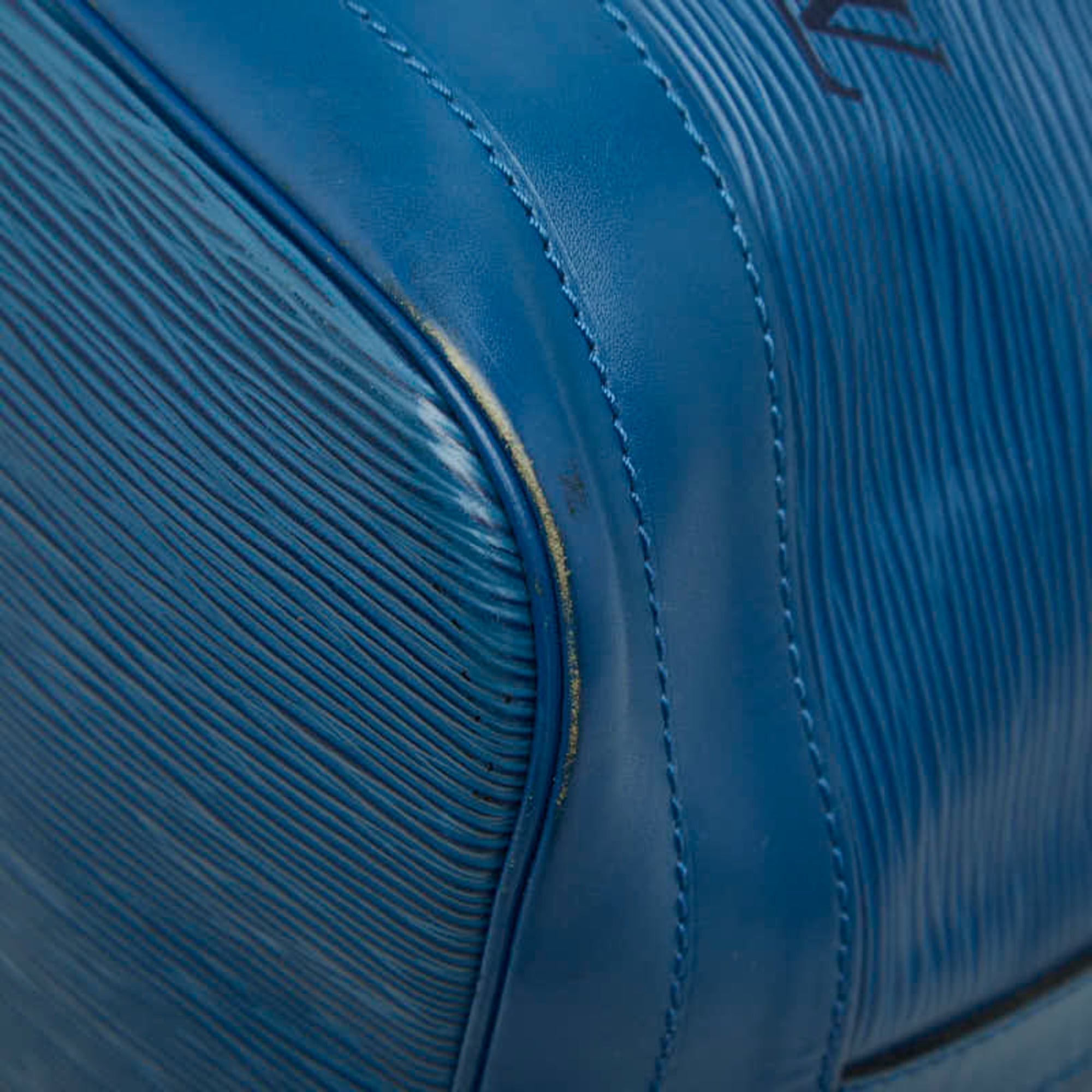Louis Vuitton Toledo Blue Leather Shoulder Bag