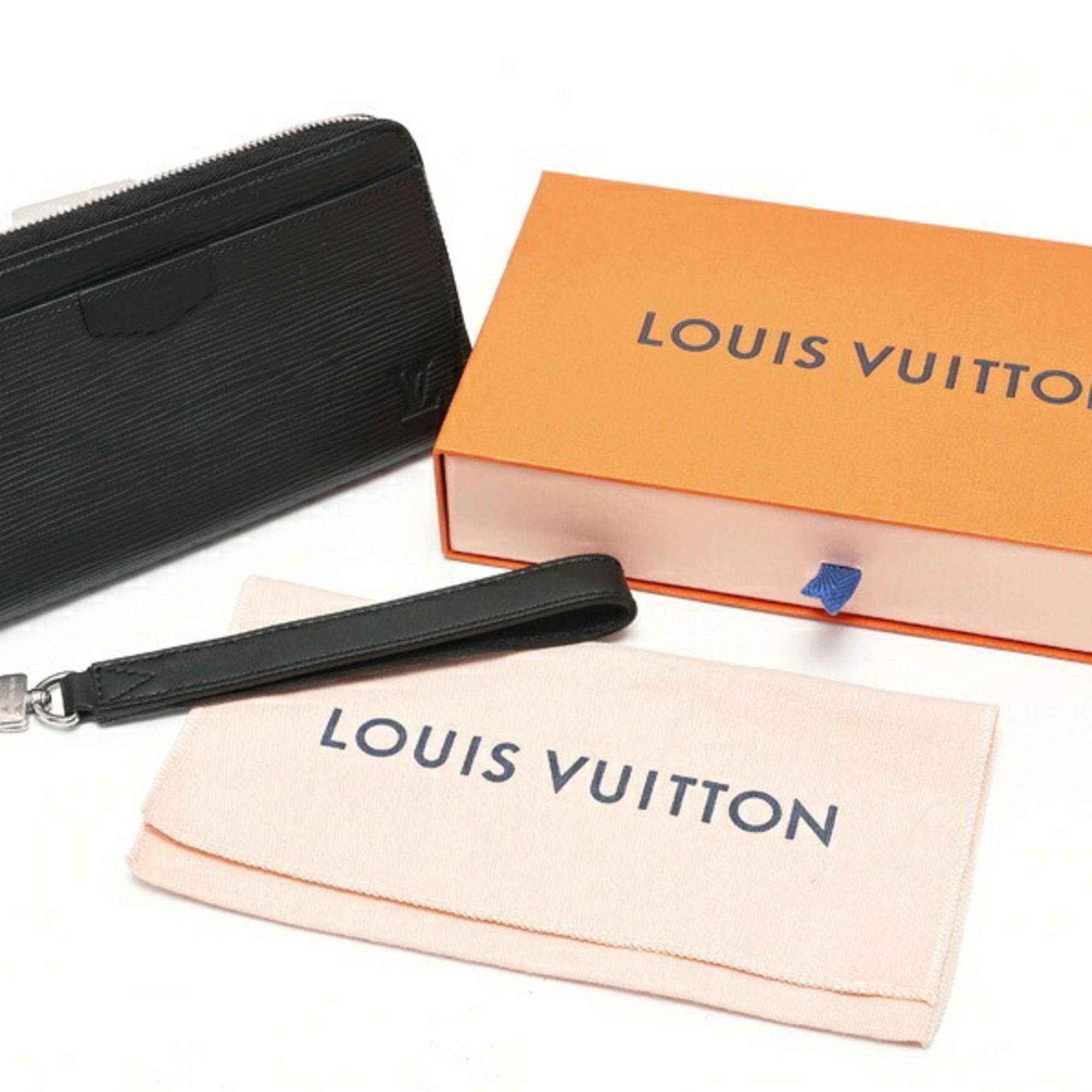 Louis Vuitton Black Noir Epi Leather Coin Purse/Coin Case