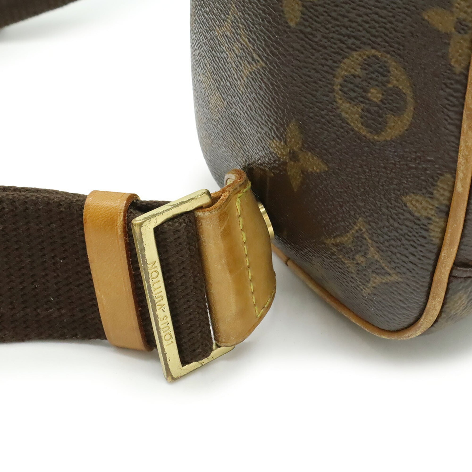Louis Vuitton Black Brown Monogram Monogram Pochette