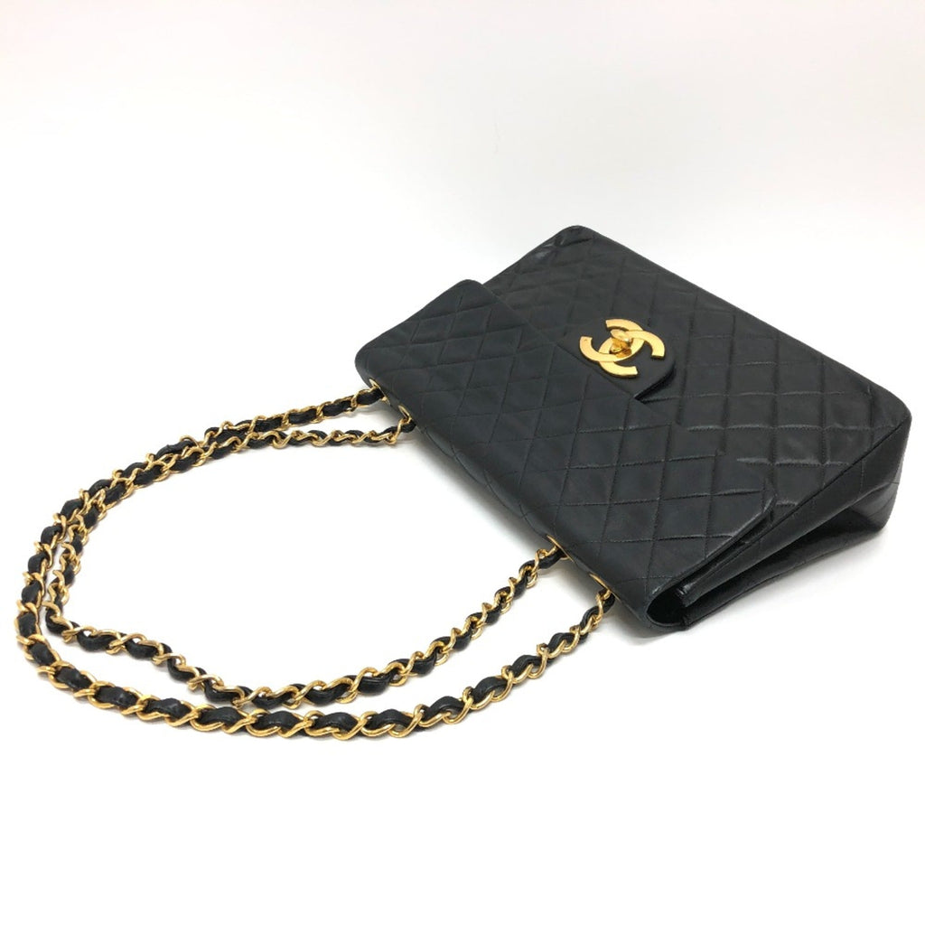 Chanel Black Leather Shoulder Bag