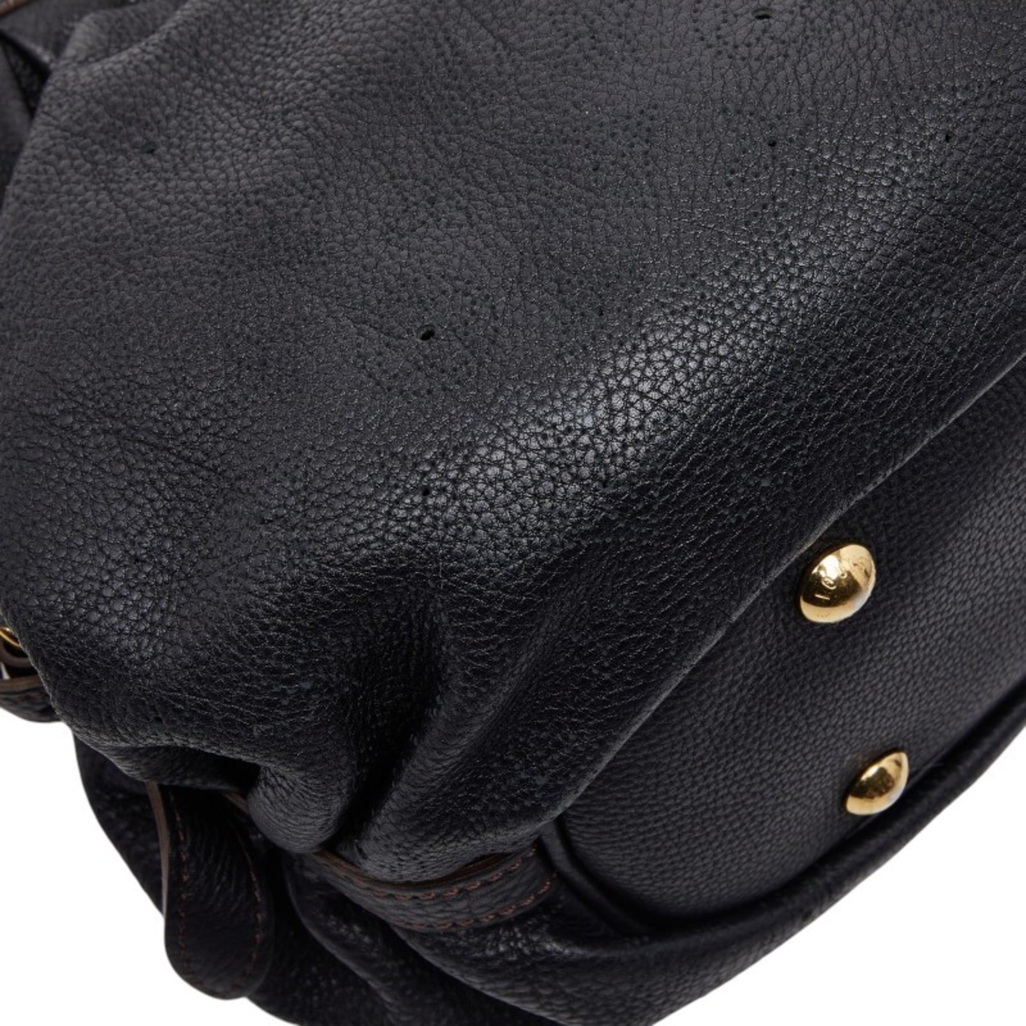 Louis Vuitton Black Noir Leather Shoulder Bag