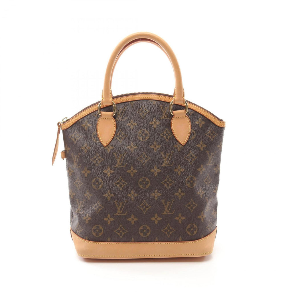 Louis Vuitton Monogram Brown Coated Canvas Leather Handbag