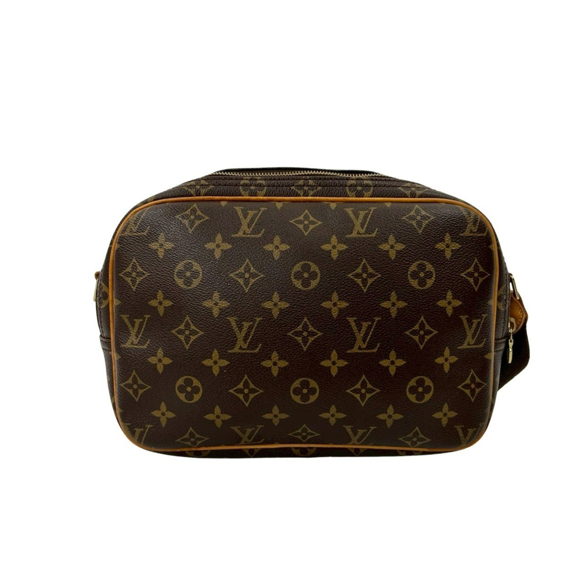 Louis Vuitton Brown Leather Pvc Pochette Shoulder Bag