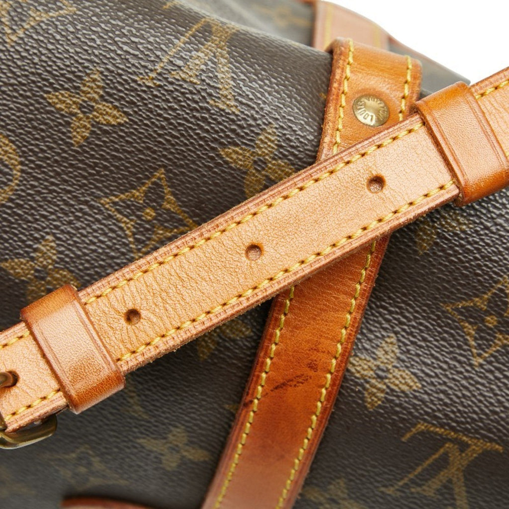 Louis Vuitton Brown Pvc Leather Shoulder Bag